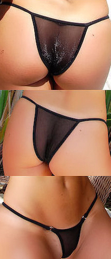 Waikiki See Through Micro Bikini Bottom